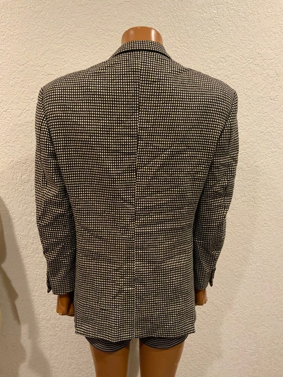 Vintage 80s V2 By Gianni Versace Polka Dot Wool S… - image 6