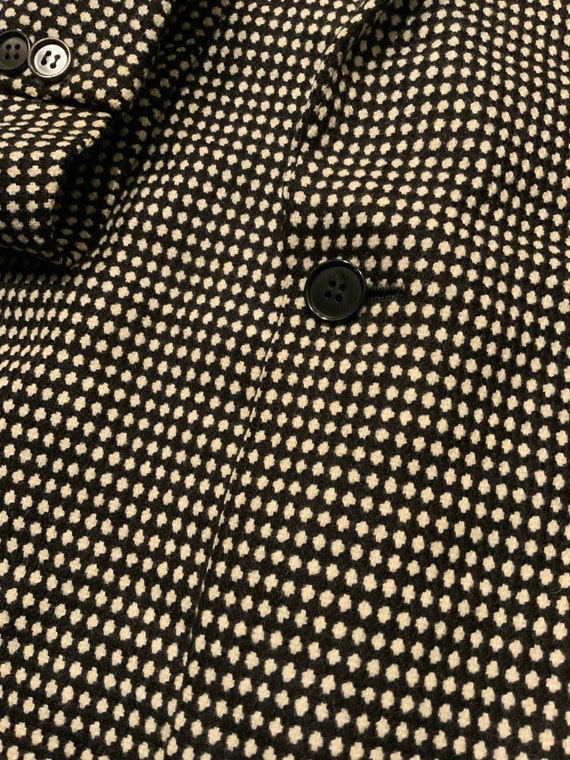 Vintage 80s V2 By Gianni Versace Polka Dot Wool S… - image 10