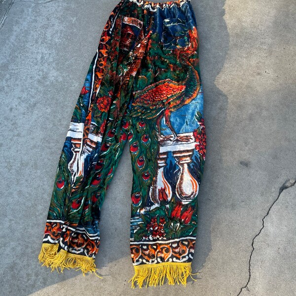 Mens Tapestry Pants Etsy