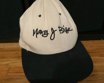 VTG 90s KC Brand Mary J Blige What’s The 411? R&B Hip Hop Soul SnapBack Cap Hat