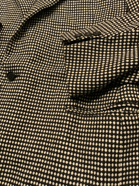 Vintage 80s V2 By Gianni Versace Polka Dot Wool S… - image 4