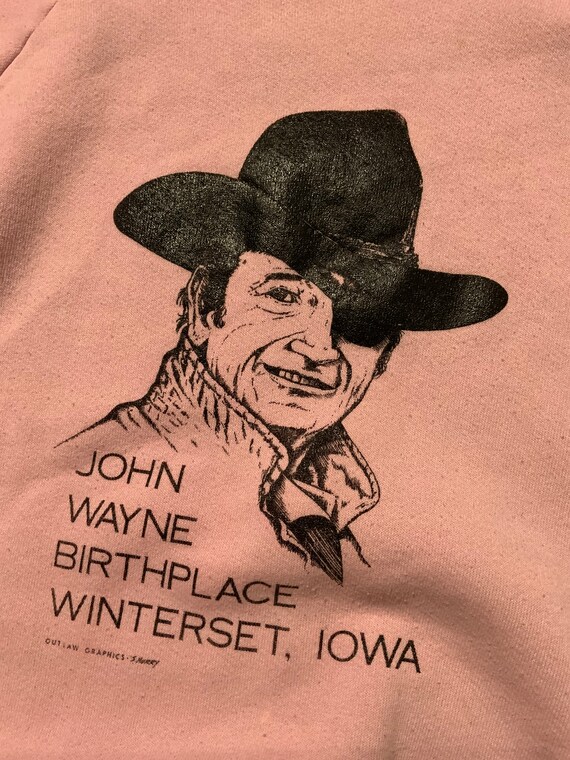 VTG 70s 80s John Wayne Birthplace Iowa Outlaw West