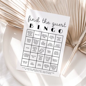 Find the Guest Bingo Baby Shower Game, Editable Baby Shower Icebreaker Activity, Printable Baby Shower Bingo Cards