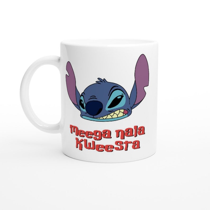 Stitch Coffee Mug Lilo and Stitch Meega Nala Kweesta Etsy Canada