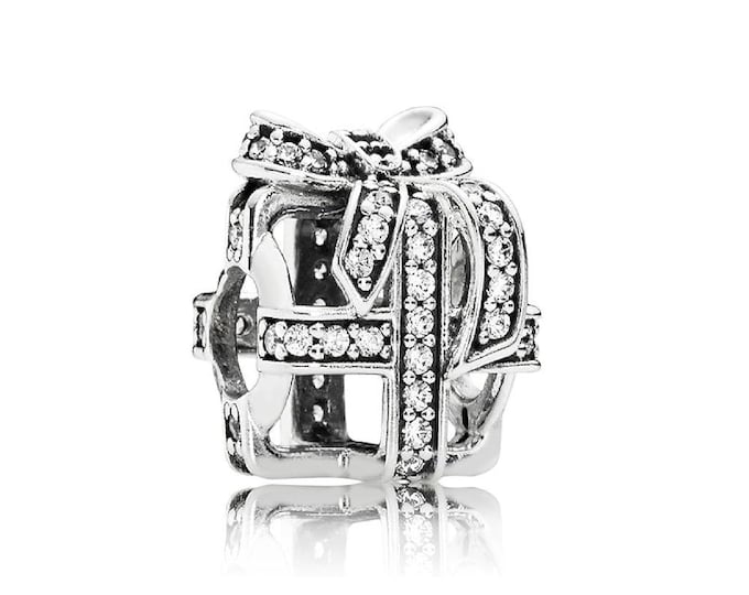 Authentic All Wrapped Up Charm | S925 Ale | with  Pop Up Box | 791766CZ