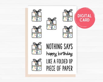 Funny Birthday Card Printable Birthday Card Card for Her - Etsy