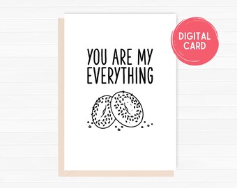 Funny Love You Card, Printable Anniversary Card, Card, Card for Her ...