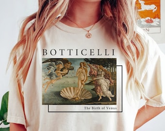 The Birth of Venus - Botticelli Aesthetic Clothing, Renaissance Shirt, Shirt art lover gift Shirt