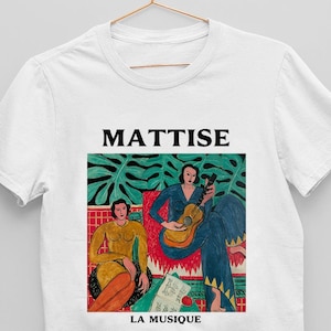 Matisse Painting shirt, Art T-shirt - Cool Aesthetic Tee  Fine Art Unisex Shirt