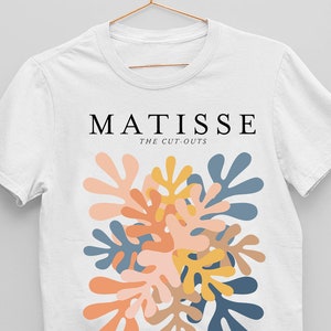 Matisse The Cut Outs Shirt, matisse shirt, art shirt, aesthetic shirt, aesthetic clothing, boho shirt, Unisex