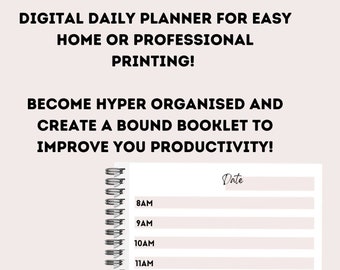 Digital daily planner A4