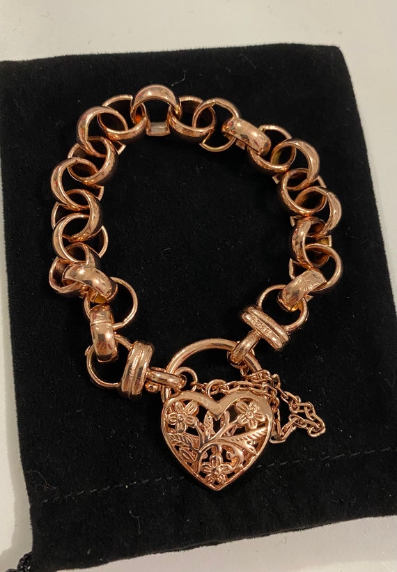 Rose gold belcher on sale bracelet