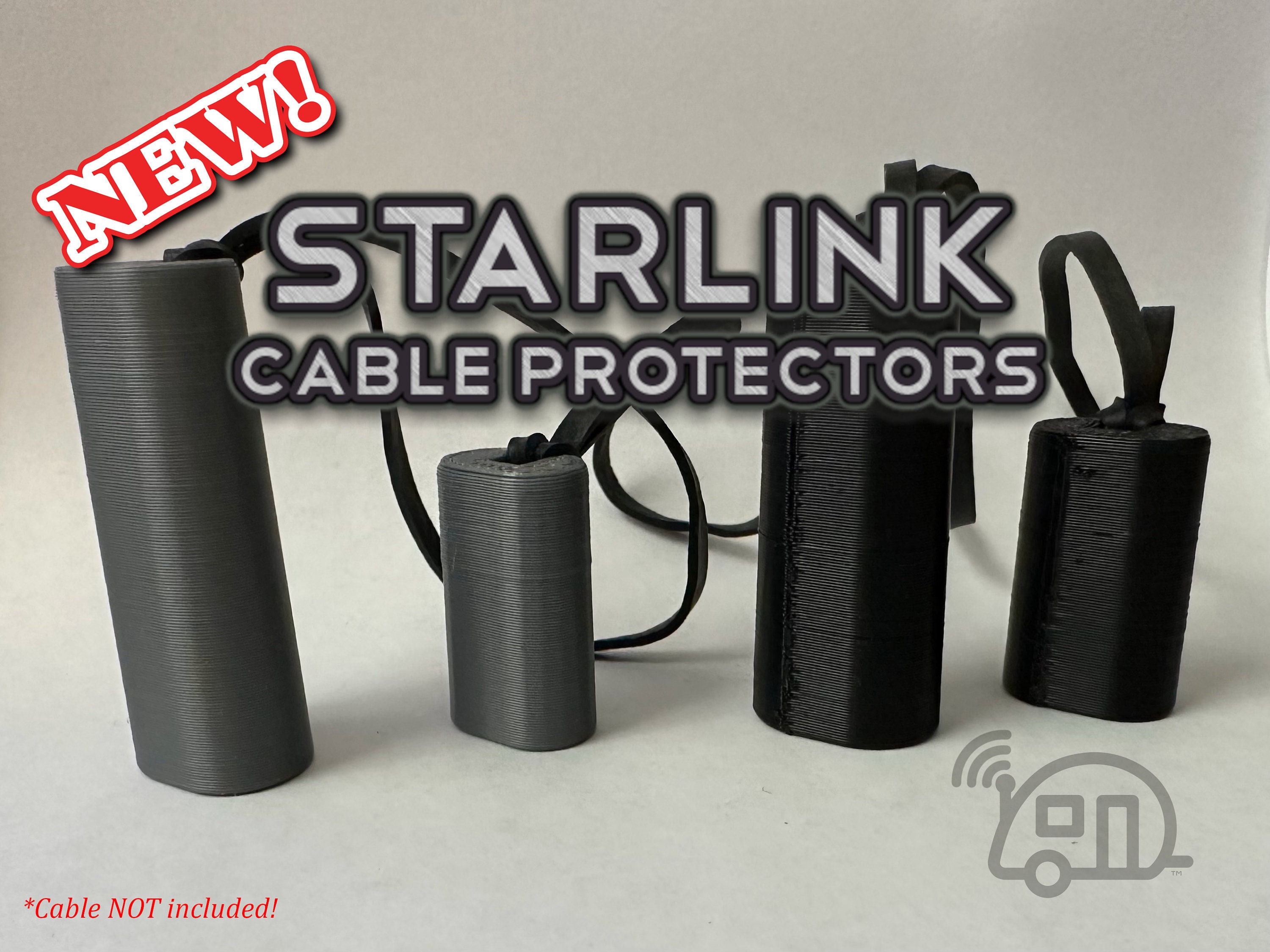 Starlink Cable Antenna Plug Protectors Cover With Tether Livraison