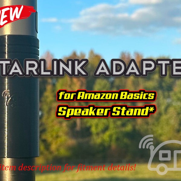 Starlink Adapter for Amazon Basics Speaker Stand