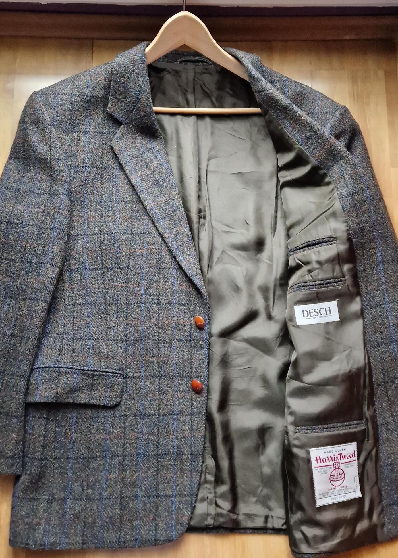 Hand woven harris tweed jacket sales