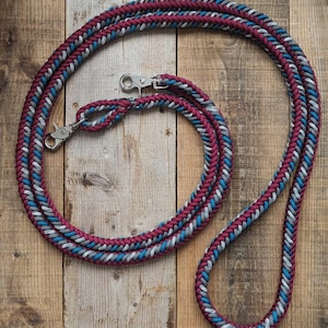 Braided paracord reins/horse paracord reins