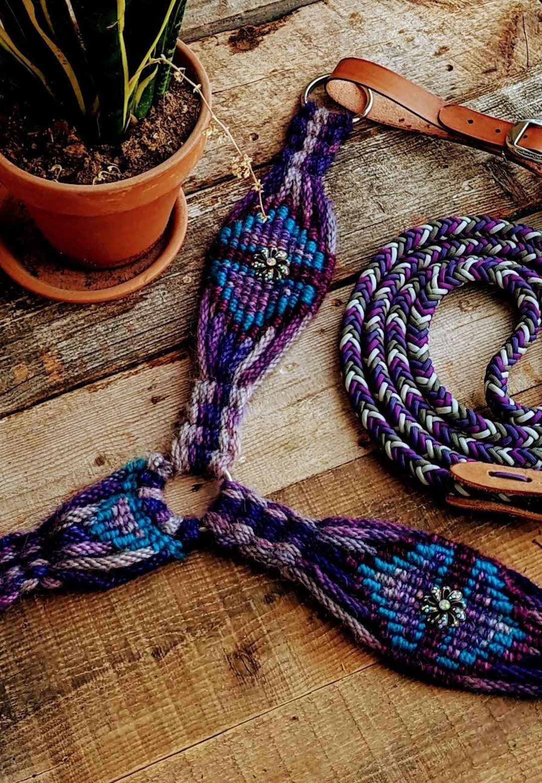 Mohair Breast Collar for Horse Etsy