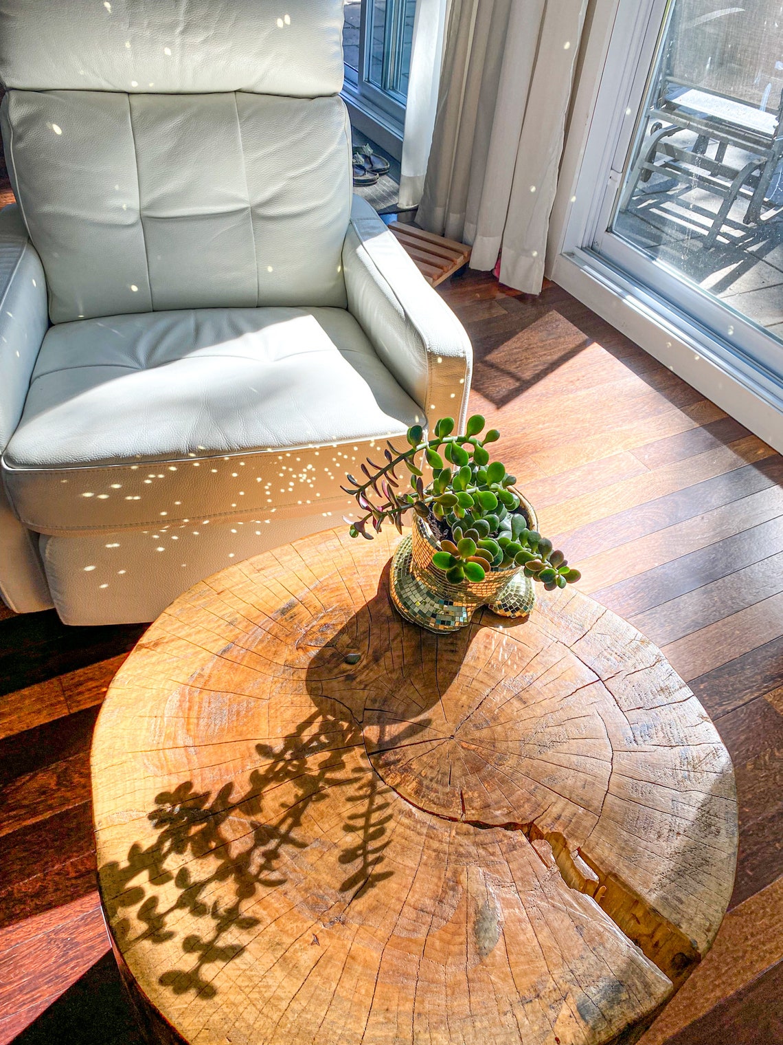 Melting Disco Ball Planter Gold Pot Mirrored Melted Sofiest Etsy