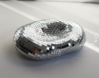 Jewelry Tray Melted Disco Ball, Jewels, Jewelry organizers, Jewelry dishes, Jewelry holders, Earring trays, Accessory trays