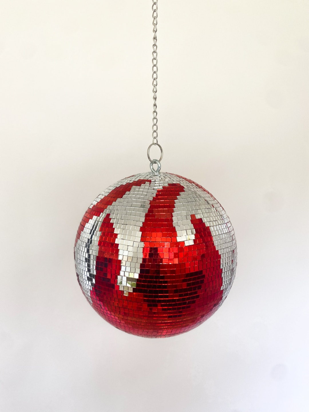 Disco Ball Flame Disco Ball Disco Balls Red Disco Ball Etsy