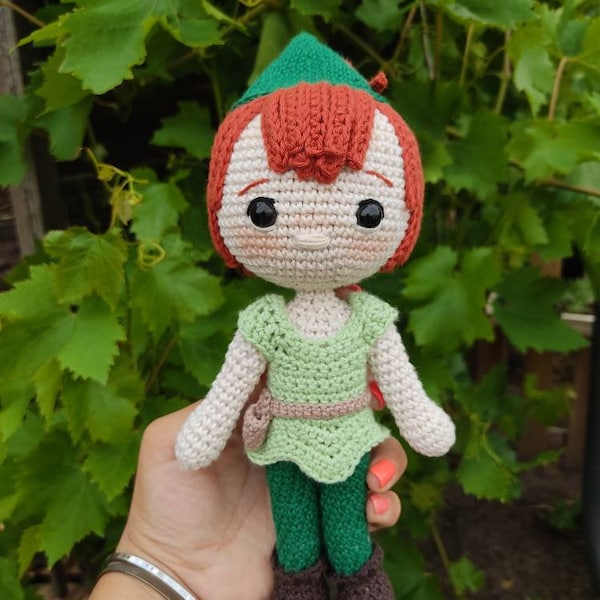 Poupée Crochet Peter Pan