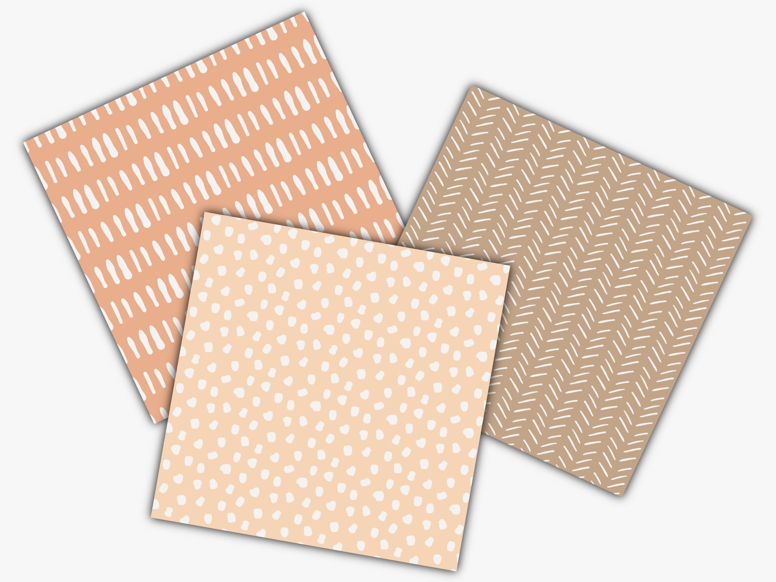 Seamless Boho Digital Paper, Boho Pattern, Boho Prints, Boho Scrapbook ...