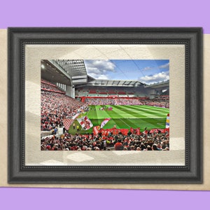 Liverpool FC, Liverpool Gifts, Anfield Stadium, Special Gift, Ideal Liverpool FC Gifts, LFC, Liverpool, Liverpool Art, Liverpool Prints, Kop