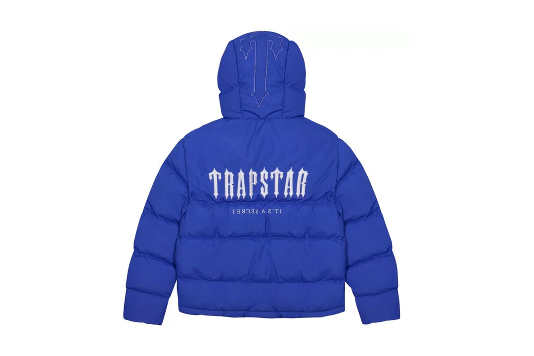 Trapstar Decoded Hooded Puffer 2.0 Dazzling Blue Etsy Australia