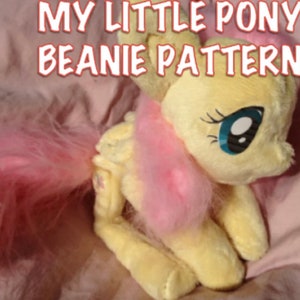My Little Pony MLP Beanie Plush Teddy - Pattern Only
