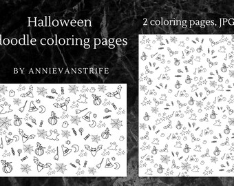 Halloween, Printable coloring pages, Doodles, Coloring, Doodling coloring page, For kids