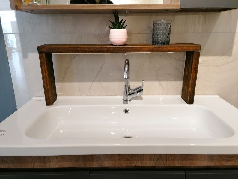 Over the Sink Shelf Bathroom Shelf Bathroom Etsy