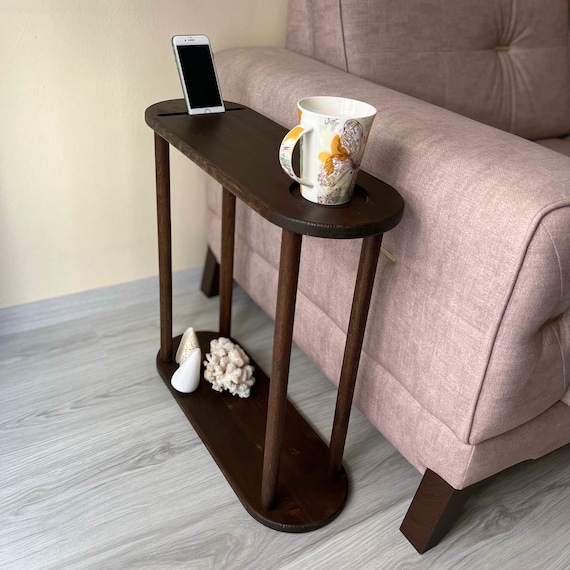  Tall End Table High Skinny Tall Side Table Tall Bedside Table Slim  Thin Tall Nightstand Narrow Side Table Small Entryway Table for Small  Spaces Small Table Stand Console Entry Way Home