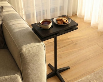 Minimalist Wooden Cocktail Drink Table, Nightstand Bedroom End Side Tables, Small Coffee Table