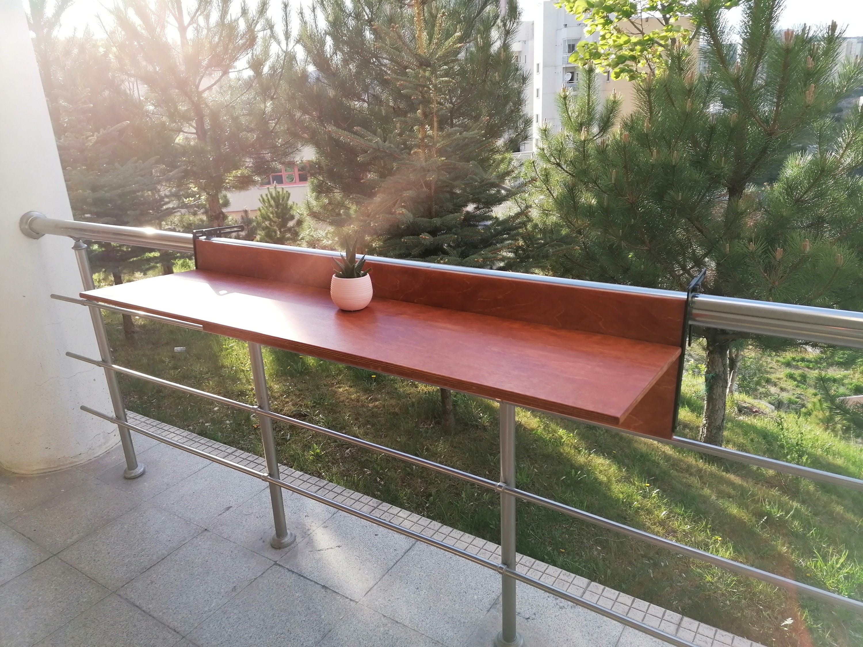 mesa #madera #plegable #balcon #bar - Confort y Muebles