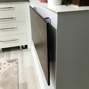 This is Small Spacesaver Solution Murphy Desk Table. It will be use for Computer Laptop. It will be Folding Work Desk or Foldable Table. Home Office Study Desk, Apartment Dorm Room Desk