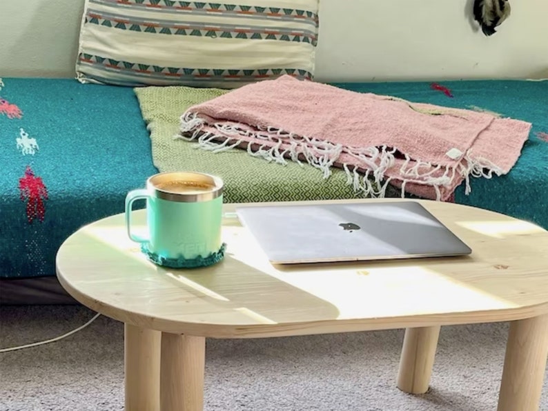 We combine Oval Low Coffee Table Walnut Wood with Mid Century Modern Coffee Table. Here is Unique Center Table as a Livingroom Furniture! This Wooden Large Coffee Table will be absolutely fantastic large coffee table.