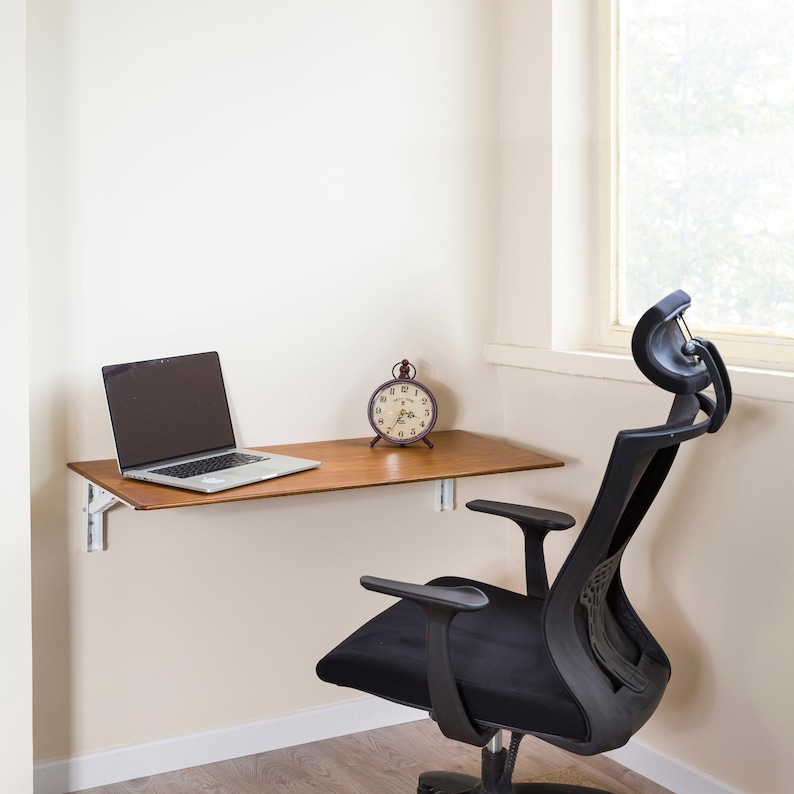We perfectly combine Spacesaver Home Desk Table with Small Space Laundry Table for Home! Here is Wall Mounted Foldable Dorm Murphy Desk Table!