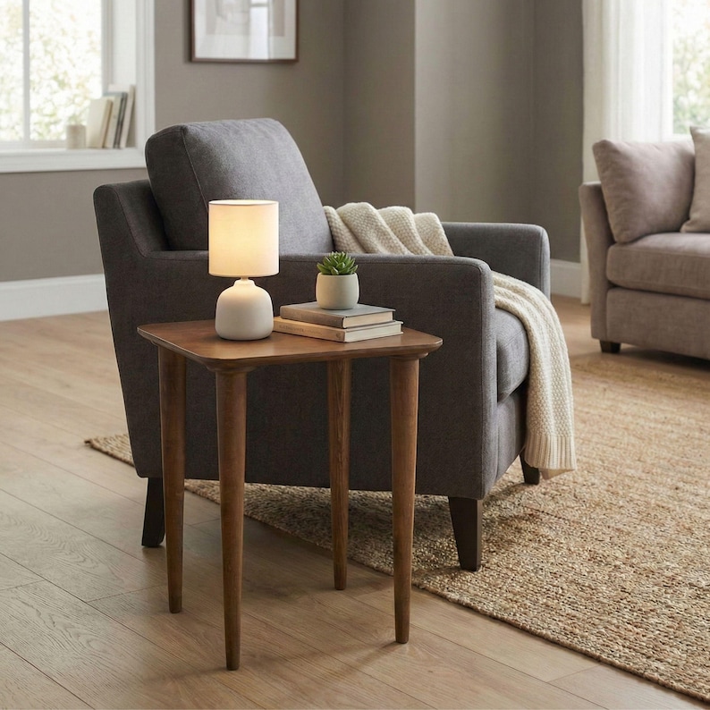 Walnut Wood Nesting End Table Set of 3

Small Side Coffee Table | Mid Century Modern Square Nest Table | Livingroom Furniture

Create a stylish and functional living space with this walnut wood nesting end table set. Perfect for small living rooms, apartments, or cozy corners, these tables save space while adding a modern mid-century charm.

You can purchase the tables as a set of 3, as a single table, or as a pair. Simply select your preferred option from the dropdown menu.