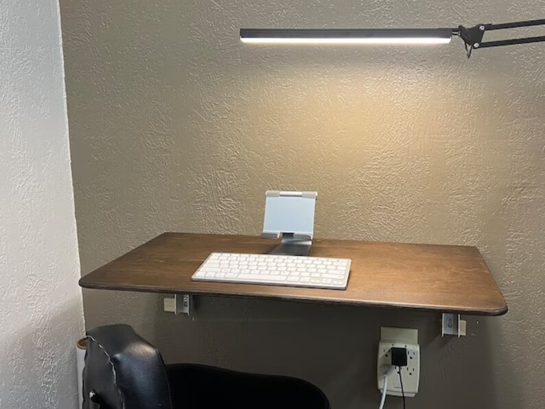 We perfectly combine Spacesaver Home Desk Table with Small Space Laundry Table for Home! Here is Wall Mounted Foldable Dorm Murphy Desk Table!