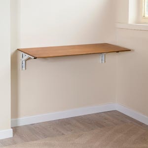 Folding Working Desk, Murphy Desk, Foldable Computer Laptop Desk, Space Saver Foldable Table, Home Office Study Desk, Dorm Room Desk Decor