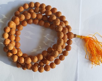Pure Natural Bodhi Seed Phoenix eye mala  // 15-16mm // Bodhiseed Buddhachitta // Prayer Mala Beads