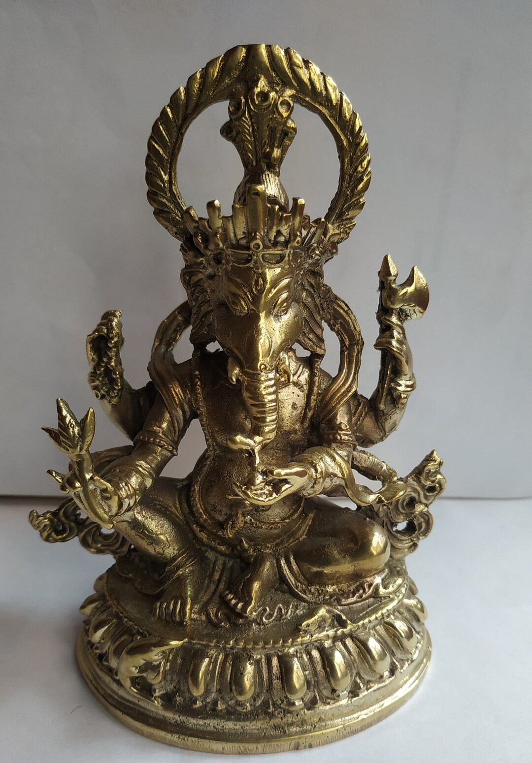 Tibetan Nepali Ganesh Statueganeshaganapatihindu God Nepal Etsy
