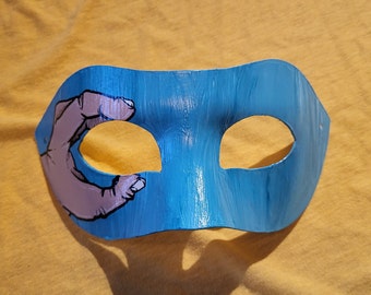 Maske « Ins Auge gefasst » | Halbmaske | Augen | Fabriqué à la main | Pour Halloween, soirée de Noël, carnaval, cosplay | oder als Deko und Geschenk