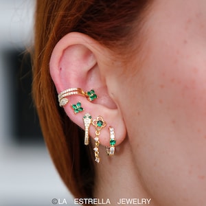 Piercing Earring Set,Multiple Set Earrings,Dainty Zircon Earring Set,Earrings For Everyday