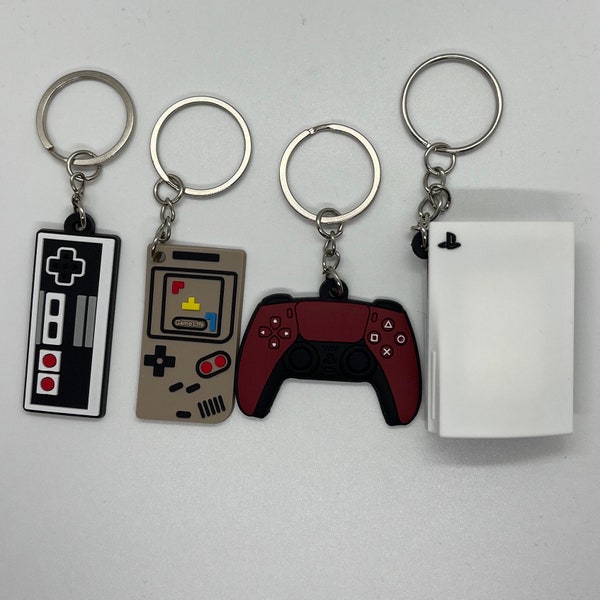 Gamer Keychains | Playstation | XBOX | GameBoy | Joystick