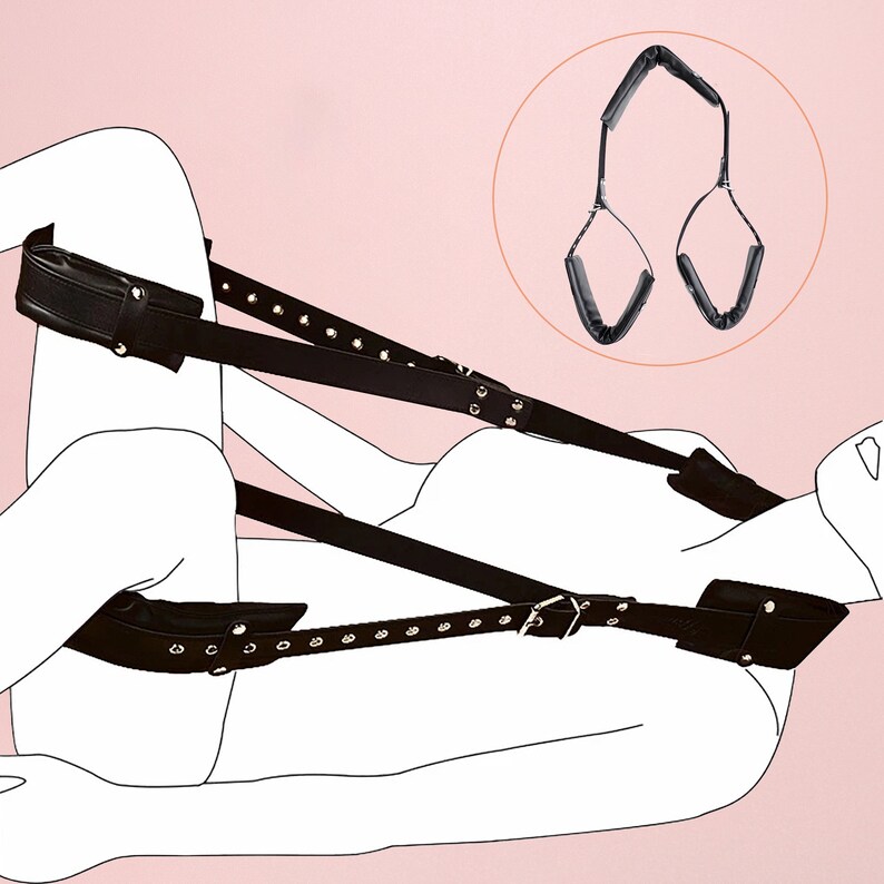 Open Legs Bondage Harness SM Thigh Restraint Sling Spreader Etsy