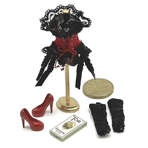 Dollhouse Miniature 1:24 Scale Burlesque Complete Set
