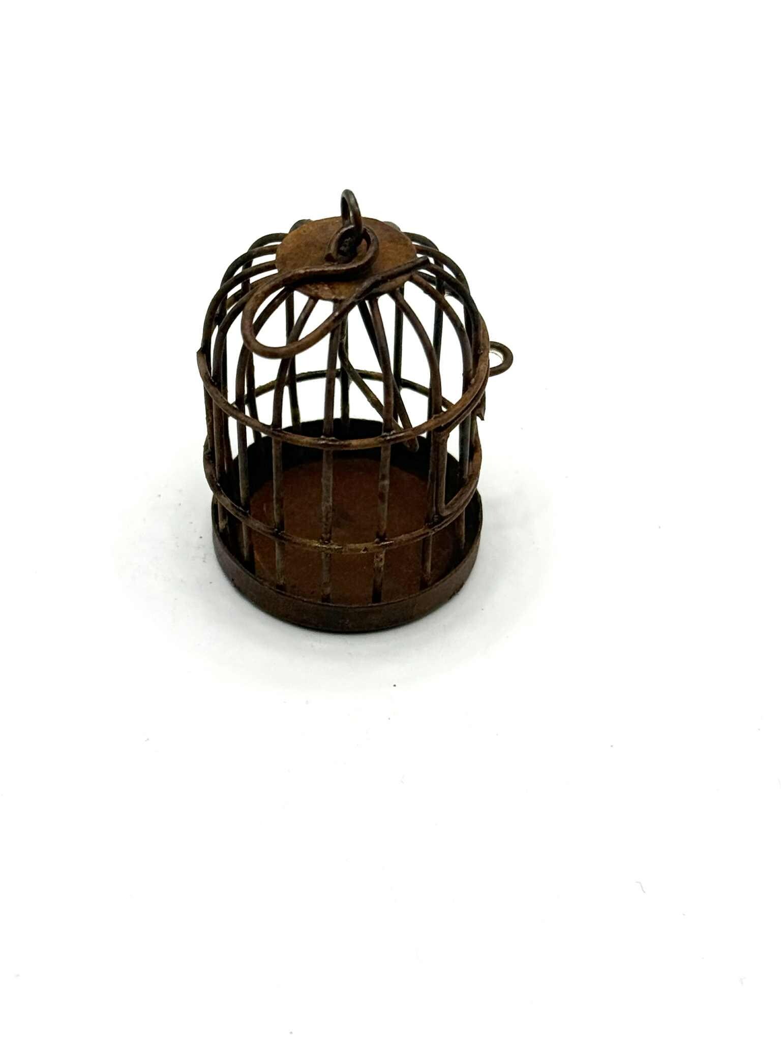 1: 12 Maison De Poupée Oiseau Miniature Cage À Oiseaux Mini Cage À
