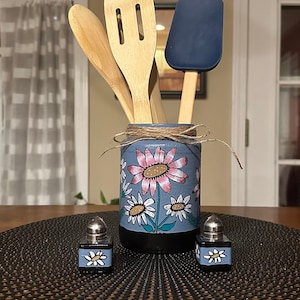 Hand painted kitchen set.