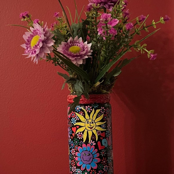 Hippie Vase Etsy